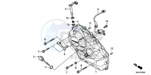 NC750XE NC750X Europe Direct - (ED) drawing RIGHT CRANKCASE COVER (NC750X/ XA)