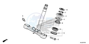 CBR650FAE CBR650FAE 2ED - (2ED) drawing STEERING STEM