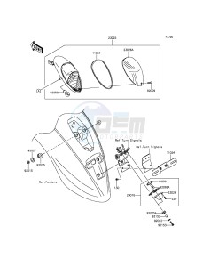 VULCAN 900 CLASSIC VN900BFF GB XX (EU ME A(FRICA) drawing Taillight(s)