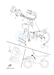 YZ125 (1SRM 1SRN 1SRP 1SRR 1SRR) drawing ELECTRICAL 1