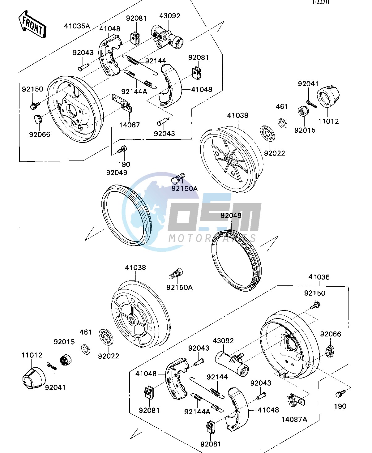 FRONT HUB