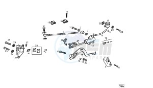 SENDA R X-RACE - 50 CC VTHSR1A1A drawing REAR BRAKING SYSTEM