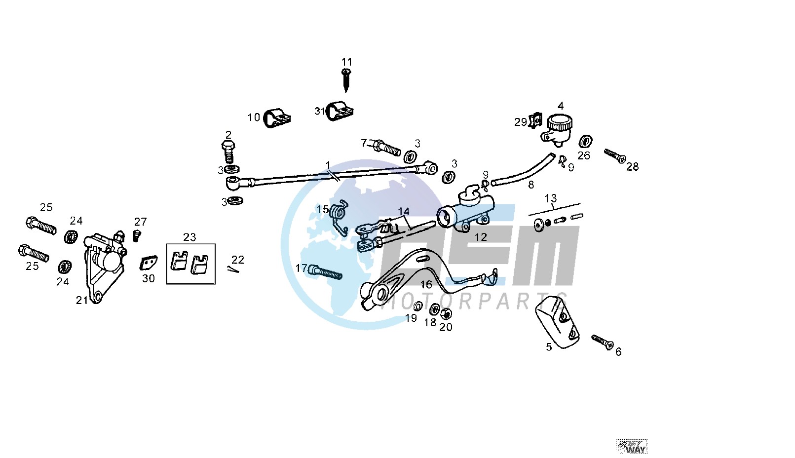 REAR BRAKING SYSTEM