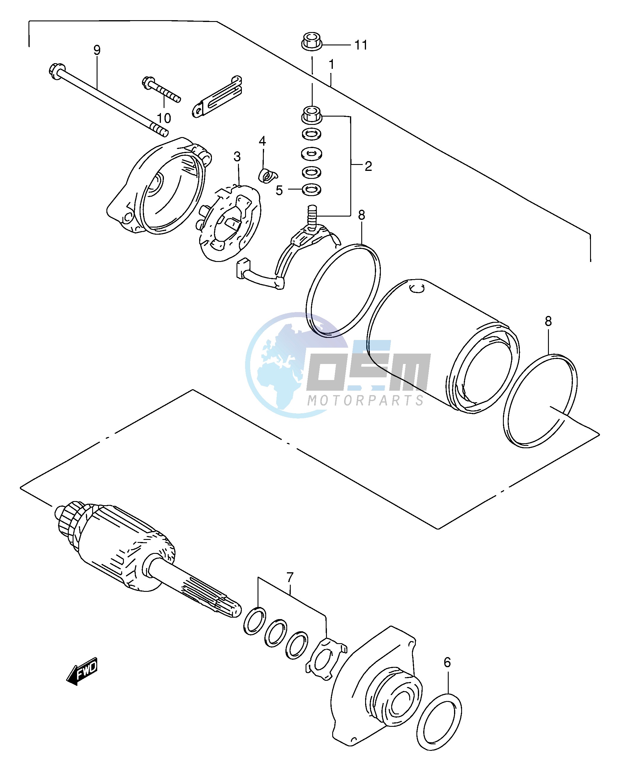 STARTING MOTOR