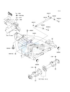 KAF 400 B [MULE 600] (B1) B1 drawing SWINGARM