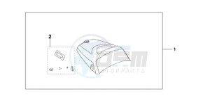 CBF1000T9 F / ABS CMF drawing SEAT COWL*NHA48M*