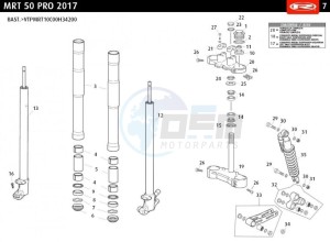 MRT-50-PRO-RED-JUMP drawing FRONT FORK MRT PRO 2017 Q40