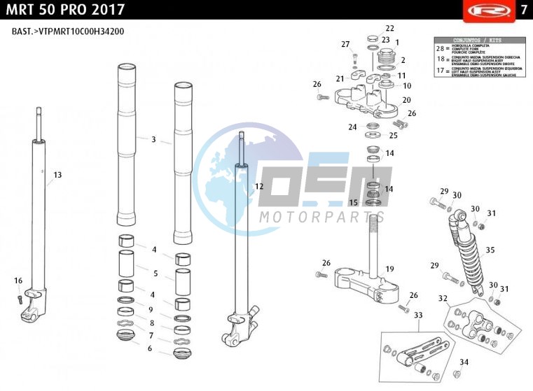 FRONT FORK MRT PRO 2017 Q40