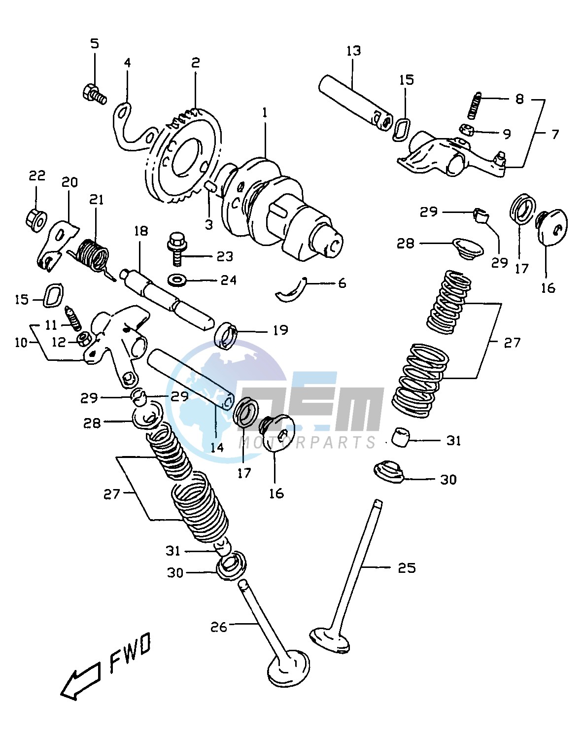 CAM SHAFT - VALVE