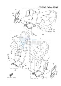 YXC700E VIKING VI EPS (2US5) drawing SEAT