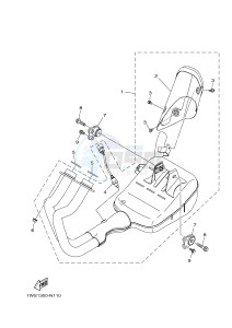 MT07A MT-07 ABS 700 (1XBH 1XBJ) drawing EXHAUST