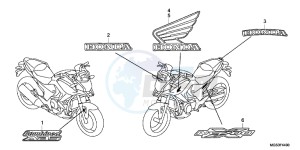 NC700XDD NC700X Dual Cluth ABS 2ED - (2ED) drawing MARK