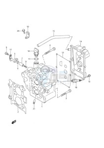 DF 9.9 drawing Cylinder Head