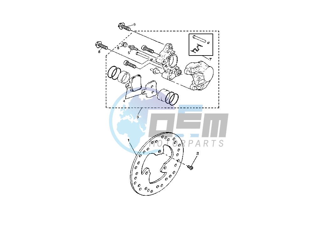 REAR BRAKE CALIPER