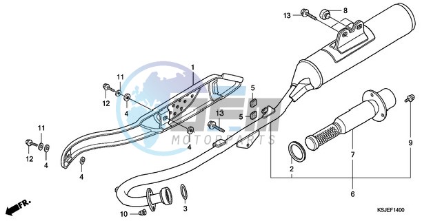 EXHAUST MUFFLER