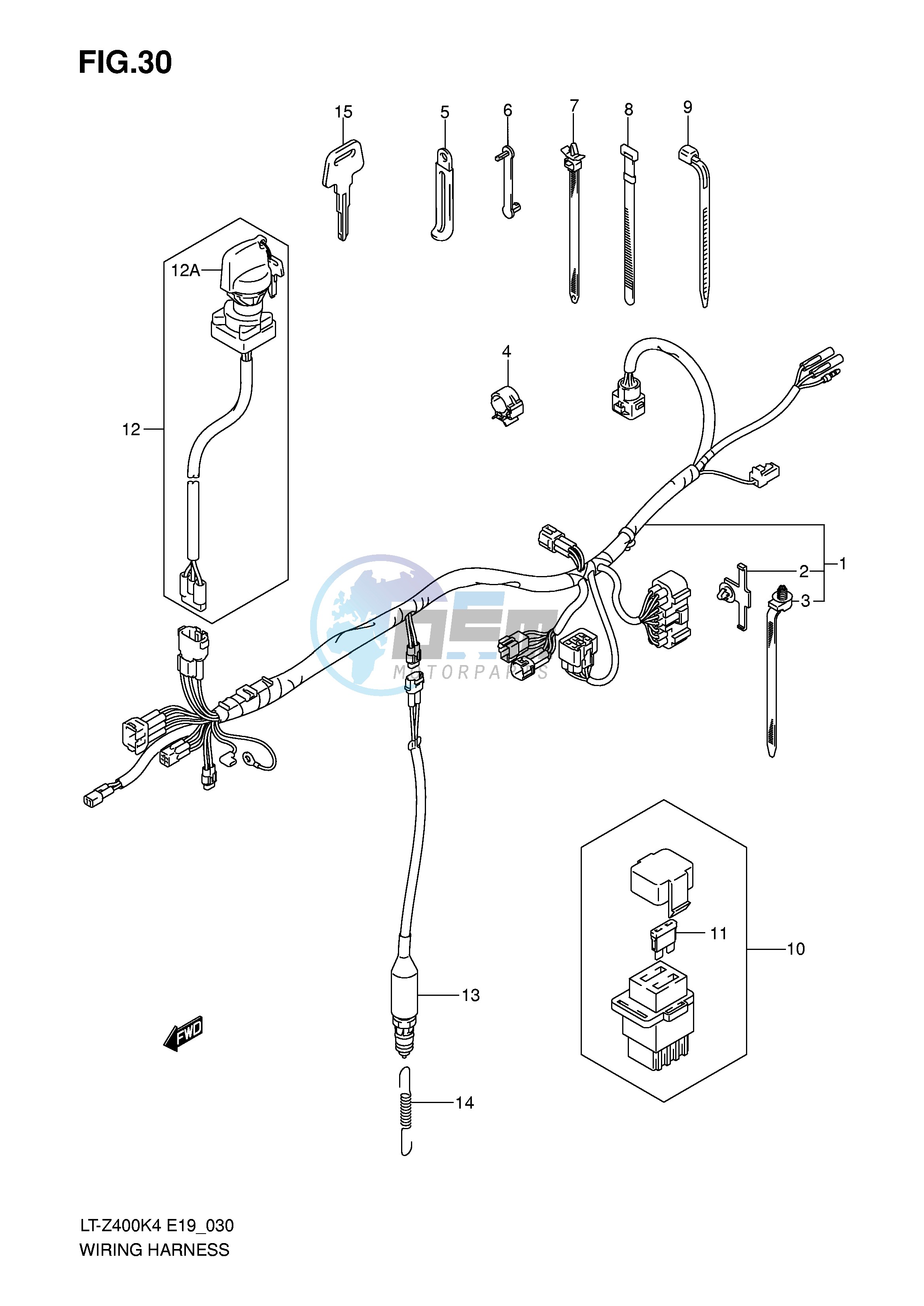 WIRING HARNESS (MODEL K3 K4)