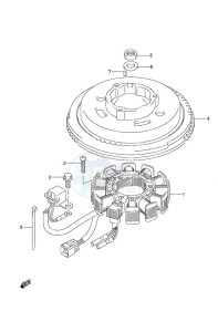 DF 9.9A drawing Magneto w/Remote Control