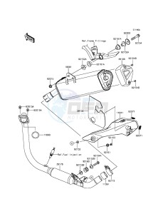 Z250SL ABS BR250FGF XX (EU ME A(FRICA) drawing Muffler(s)