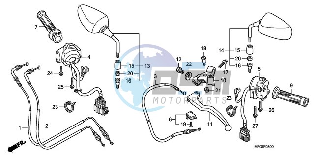 HANDLE LEVER/SWITCH/ CABLE