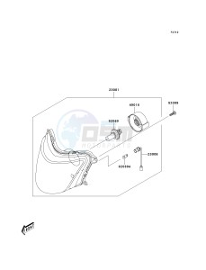 BR 125 B [WIND 125] (B2) B2 drawing HEADLIGHT-- S- -