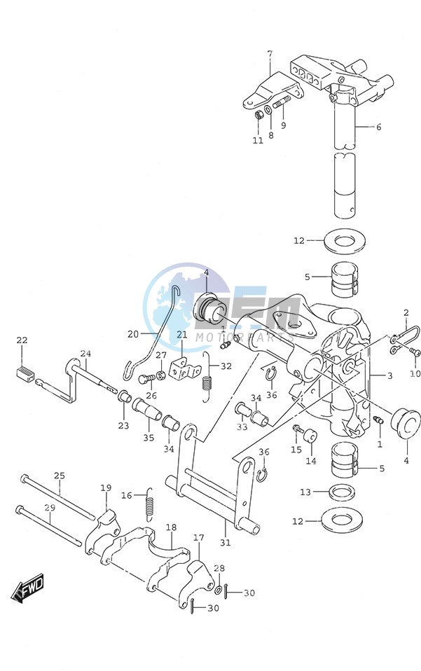 Swivel Bracket Remote Control