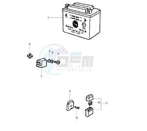 NRG EXTREME 50 drawing Battery