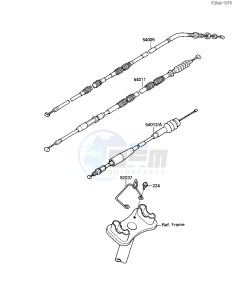 KXF 250 A [TECATE 4] (A1-A2) [TECATE 4] drawing CABLES