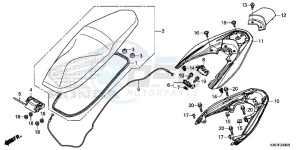 WW125EX2H WW125 E drawing SEAT