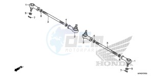 TRX420FPED TRX420 Europe Direct - (ED) drawing TIE ROD