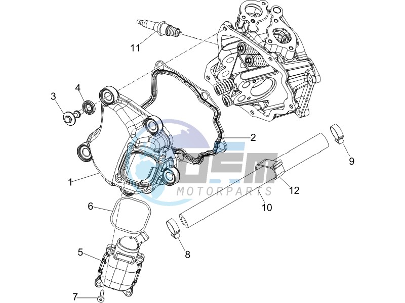 Cylinder head cover