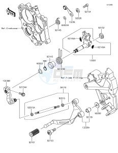 NINJA 650 EX650KHF XX (EU ME A(FRICA) drawing Gear Change Mechanism