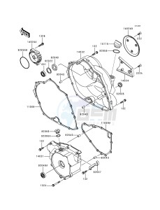 KLF 300 B [BAYOU 300] (B1-B4) [BAYOU 300] drawing ENGINE COVER