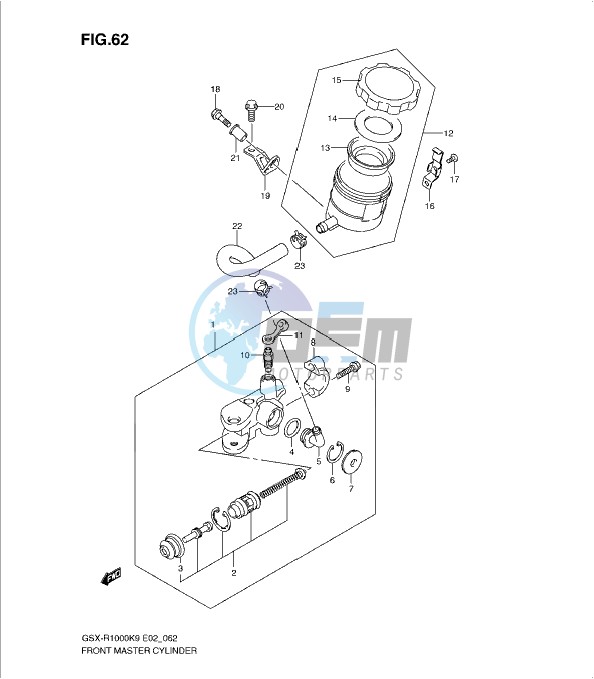 FRONT MASTER CYLINDER