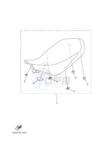 YFM700R YFM7RSEB RAPTOR 700 SPECIAL EDITION (1ASH 1ASJ 1ASG) drawing SEAT