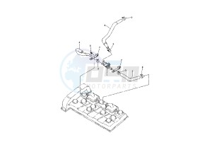 FZ6 NS 600 drawing SECONDARY AIR SYSTEM