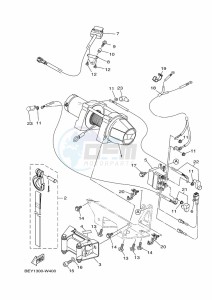 YFM450FWBD KODIAK 450 EPS (BEYA) drawing WINCH