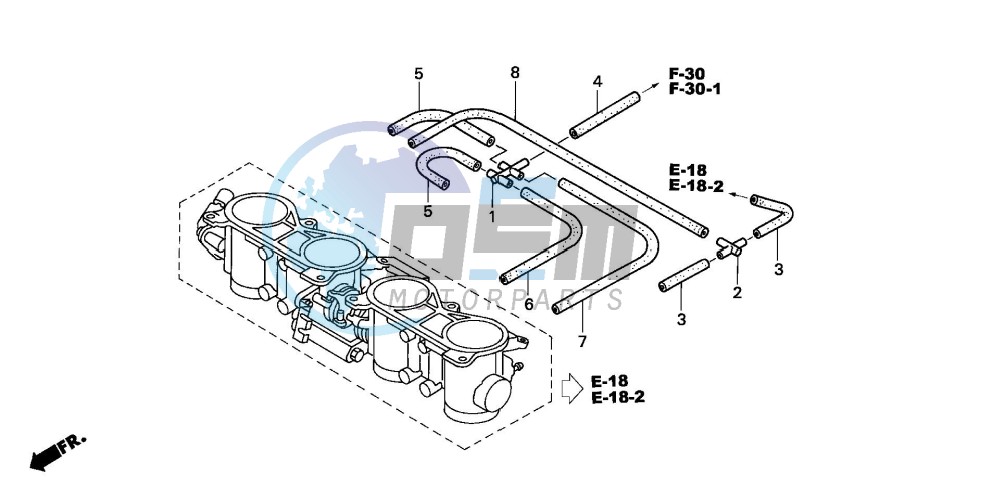 THROTTLE BODY (TUBING)