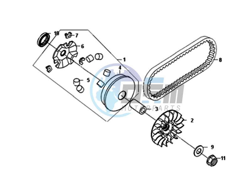 MOVABLE FLANGE / V-BELT