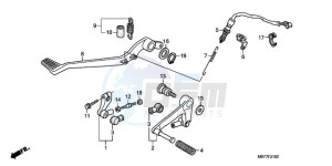 XL1000V9 E / MKH drawing PEDAL