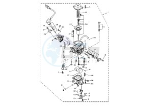 VP VERSITY 300 drawing CARBURETOR