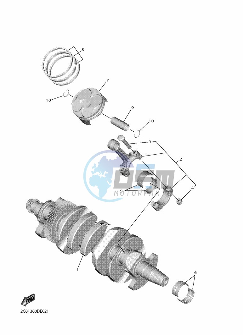 CRANKSHAFT & PISTON