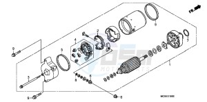 ST1300AC Pan Europoean -ST1300 CH drawing STARTING MOTOR