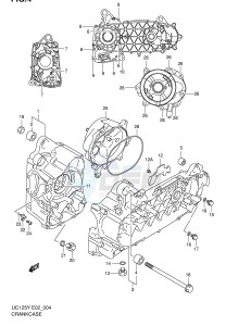 UC125 (E2) drawing CRANKCASE