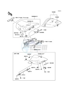 Z1000 ZR1000-A3H FR GB XX (EU ME A(FRICA) drawing Seat