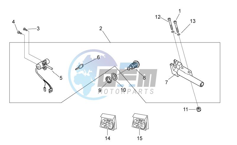 Lock hardware kit - Decals