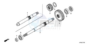 TRX420FPMB drawing FINAL SHAFT