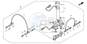 GL1500SE GOLDWING SE drawing AIR DISTRIBUTOR