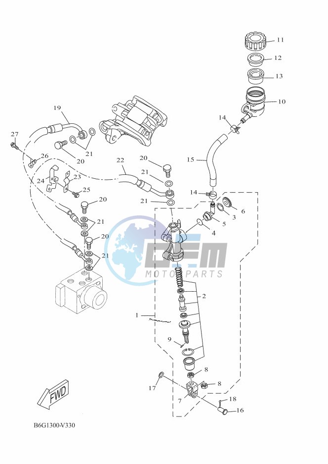 REAR MASTER CYLINDER