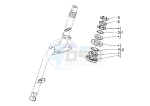 Hexagon GTX 125-180 drawing Steering bearing ball tracks