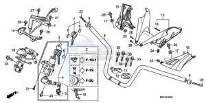 FJS400D9 F / CMF 2F drawing HANDLE PIPE/HANDLE COVER (FJS400D9/FJS400A)